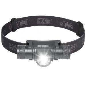 ANLOOK Lanterna de Cabeça 500LM, 3 Modos de Luz, à Prova DÁgua, Alcace 90M, 110V, 5W, Preta