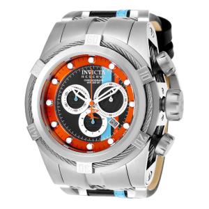 Reserve Bolt Zeus Race Team Swiss Ronda 5040.D Calibre Relógio Masculino - 53mm. Preto. Laranja. Azul Claro 25424