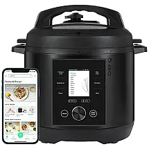 Panela de Pressão Elétrica Inteligente com APP 300 Receitas WIFI, 5.6 Litros, 110V 1000W, CHEF iQ Smart, Preto