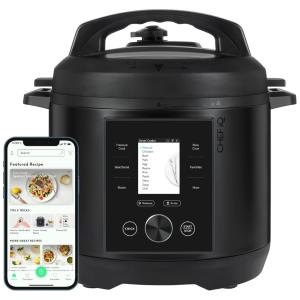Panela de Pressão Elétrica Inteligente com APP 300 Receitas WIFI, 5.6 Litros, 110V 1000W, CHEF iQ Smart, Preto