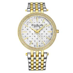 Relgio Stuhrling Soiree 3962 39mm - Clssico em Prata e Ouro