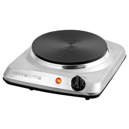 Cooktop Elétrico de Bancada com 1 Queimador e 5 Níveis de Temperatura, 110V 1000W, Ovente, Prata