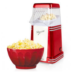 Pipoqueira Elétrica Faz até 8 Xicaras sem Óleo com Colher Medidora, Nostalgia, 110V, Vermelha