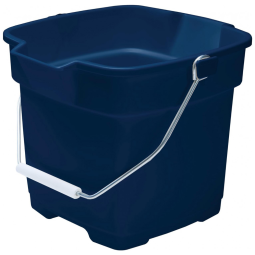 Balde Resistente 12 Litros para Limpeza Profissional, Rubbermaid, Azul