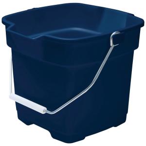 Balde Resistente 12 Litros para Limpeza Profissional, Rubbermaid, Azul