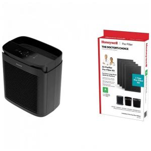 Purificador de Ar HRFA300 com 4 Kits de Filtro, 110V Honeywell, Preto