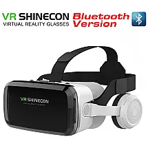 Óculos VR Realidade Virtual Shinecon com Fone de Ouvido, AOLABELLA, Branco