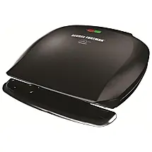 Churrasqueira Elétrica Grill Antiaderente serve até 5 Porções, 110v, GEORGE FOREMAN GR2080B, Preto