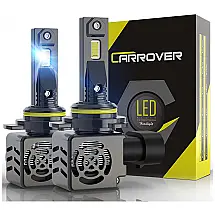 Kit Xenon Lâmpadas LED Branca 2000 Lumens 6500K, 2 Peças, CAR ROVER 9012, HIR2, Preto