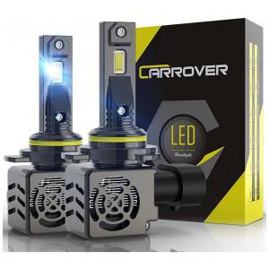 Kit Xenon Lâmpadas LED Branca 2000 Lumens 6500K, 2 Peças, CAR ROVER 9012, HIR2, Preto