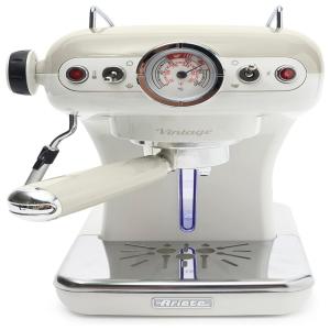 Ariete Vintage Máquina de Café Expresso, Capacidade 0.9L com Espumador, 850W, 110V, Bege