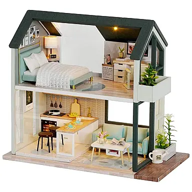 Casa em Miniatura Realista com