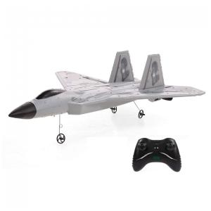 Avião de Controle Remoto F22, 2.4G Design 4CH, Idade Recomendada 14, GOOLSKY, Cinza