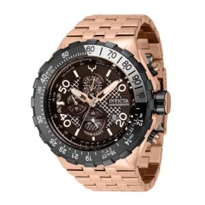 Relógio Masculino Aviator, Invicta 40134, Ouro Rosa e Preto