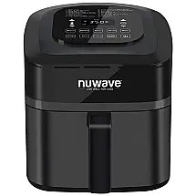 BRIO AirFryer 5,5L 6 Predefinições Divisão de Cesta 1500W, 110v, NUWAVE 37001, Preto