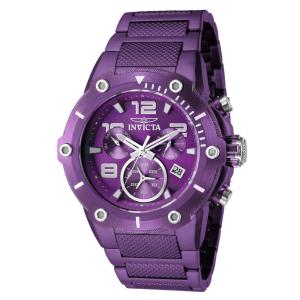 Relógio masculino Invicta Speedway 51,, roxo escuro 40234