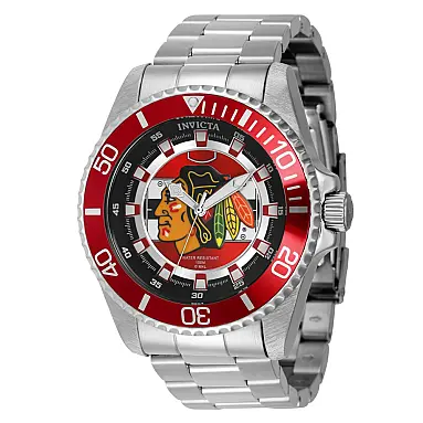 Relógio Masculino NHL Chicago Blackhawks,