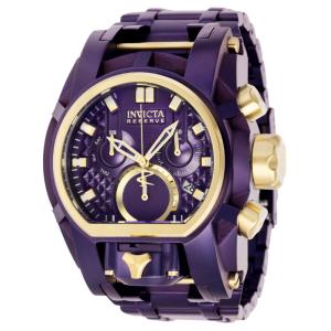 Relógio Masculino Analógico de Quartzo 52mm, Invicta Reserve Bolt Zeus Magnum 38334, Roxo