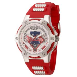 Relgio unissex MLB Philadelphia Phillies - 40 mm. Ao. Vermelho 43534