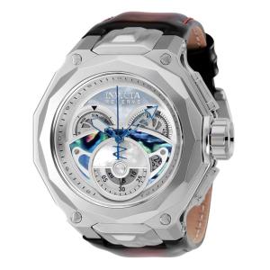 Relgio masculino reserva suo Ronda Z60 calibre com mostrador Abalone - 52 mm. Marrom 35534