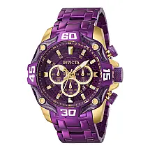 Relgio masculino profissional 52 mm. Roxo Escuro ZG-40634