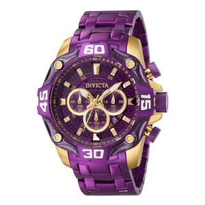 Relgio masculino profissional 52 mm. Roxo Escuro ZG-40634