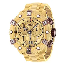 Relógio Masculino Reserve Huracan, Invicta 36634, Dourado e Marrom