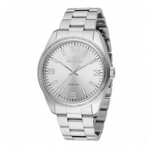 Relógio Masculino Invicta Elite Diamond com 0,37 Quilates de Diamantes, 43mm, Aço 48734
