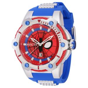 Relógio Masculino Analógico de Quartzo 51.5mm, Invicta Marvel Spiderman 43834, Azul e Vermelho