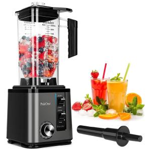Liquidificador de Bancada 2L com 10 Velocidades, 1800W, 110v, PAKONE, Cinza