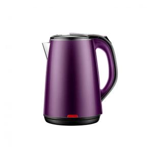 Chaleira Elétrica 1.8L com Desligamento Automático, Aço Inoxidável, 1500W, Roxa, 110v, KJLY, Violeta
