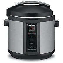 Panela de Pressão Elétrica 5.7 Litros, Aço Inoxidável, 110V 1000W, CUISINART CPC 600, Preto