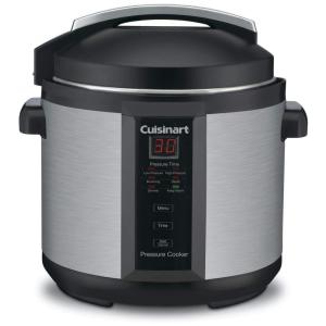 Panela de Pressão Elétrica 5.7 Litros, Aço Inoxidável, 110V 1000W, CUISINART CPC 600, Preto
