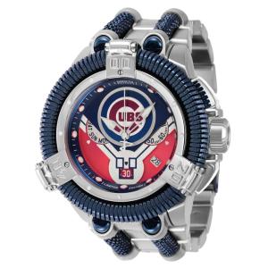 Relgio masculino calibre MLB Chicago Cubs Swiss Ronda Z60 - 50 mm. Ao. Azul Escuro 43144