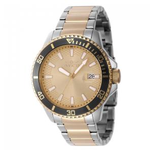 PRO MEN SLISTRA - 45mm. Ouro. Aço 46144