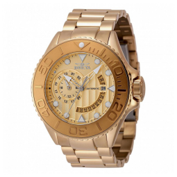 Relógio Masculino Automático Invicta Grand Diver 52mm em Ouro 48244