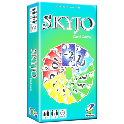 Jogo de Cartas SKYJO, Tente Obter o Mínimo de Pontos Possível Virando, Trocando e Coletando Cartas ao Longo de Várias Rodadas para 8