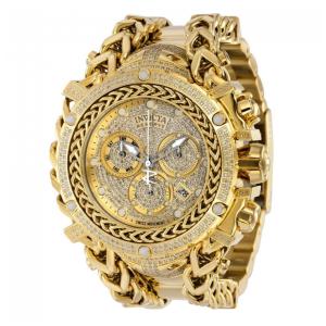 Relgio masculino Invicta Reserve Gladiator com 2,92 ct de diamantes suos, calibre Ronda Z60 e 58,3 mm de ouro 37344.