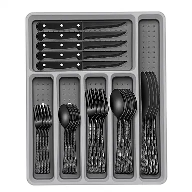 Kit de Talheres Preto de