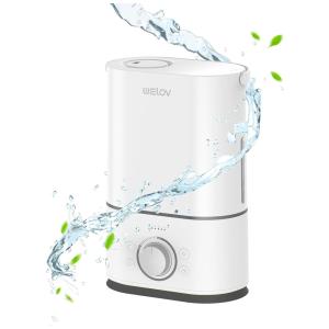 Umidificador Portátil Welov 4 Litros até 50H, Área até 40 m2, Branco