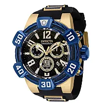 Relgio masculino Jason Taylor Swiss Ronda Z60 calibre - 52 mm. Preto 40444