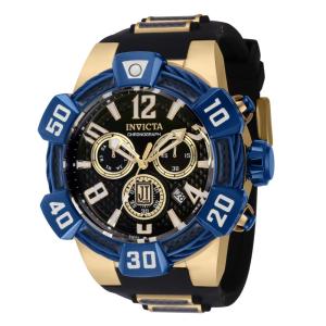 Relgio masculino Jason Taylor Swiss Ronda Z60 calibre - 52 mm. Preto 40444