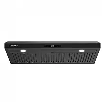 Coifa de Parede sob Armário COSMO Haven 91 cm 850 m³/h LED Preto Fosco 110V