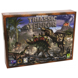 Jogo de Estratégia Terror Triássico 2 a 6 Jogadores, Para Maiores de 14 Anos, EAGLE GAMES 101407N, Verde