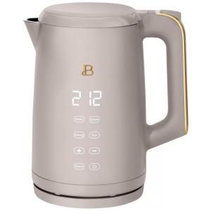 Chaleira elétrica Beautiful 1,7L bege com display touch, 4 programas de temperatura, modo manter aquecido, 1500W, 110V