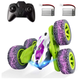 Carrinho de Controle Remoto 360 de Rotação com Luz LED, MAKINO 9368, Branco