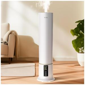 Umidificador Ultrassônico Grande 9L para Quarto com 3 Velocidades e Silencioso, Grelife LEH0004, Branco
