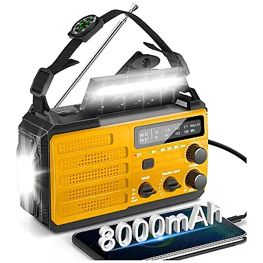 Rádio AM, FM, NOAA Carregador
