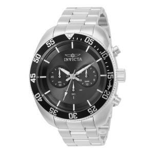 Relógio Masculino Pro Diver, Invicta 30054, Prata e Preto