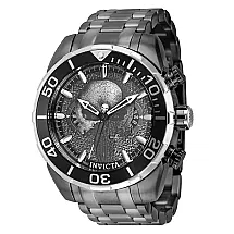 Relógio Masculino Analógico de Quartzo 50mm, Invicta Marvel Punisher 43054, Preto